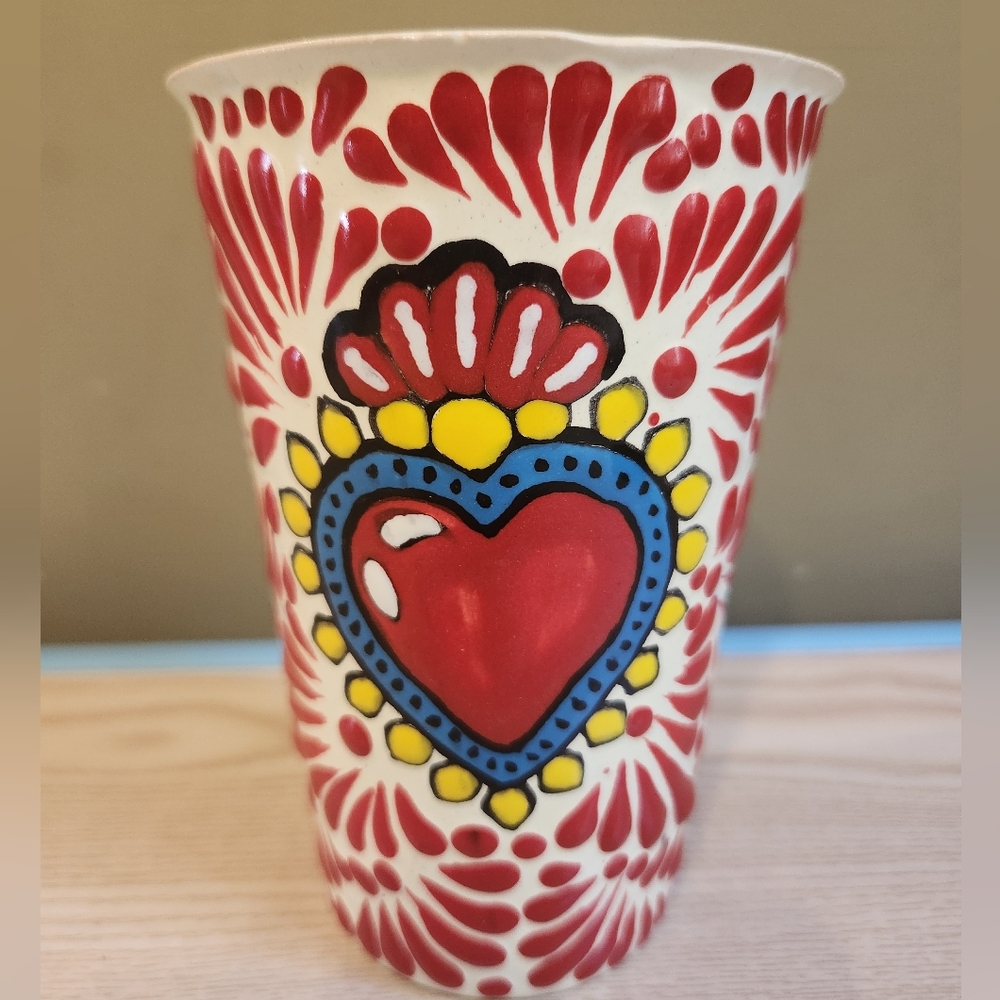 Handmade Talavera Mexican Tumbler